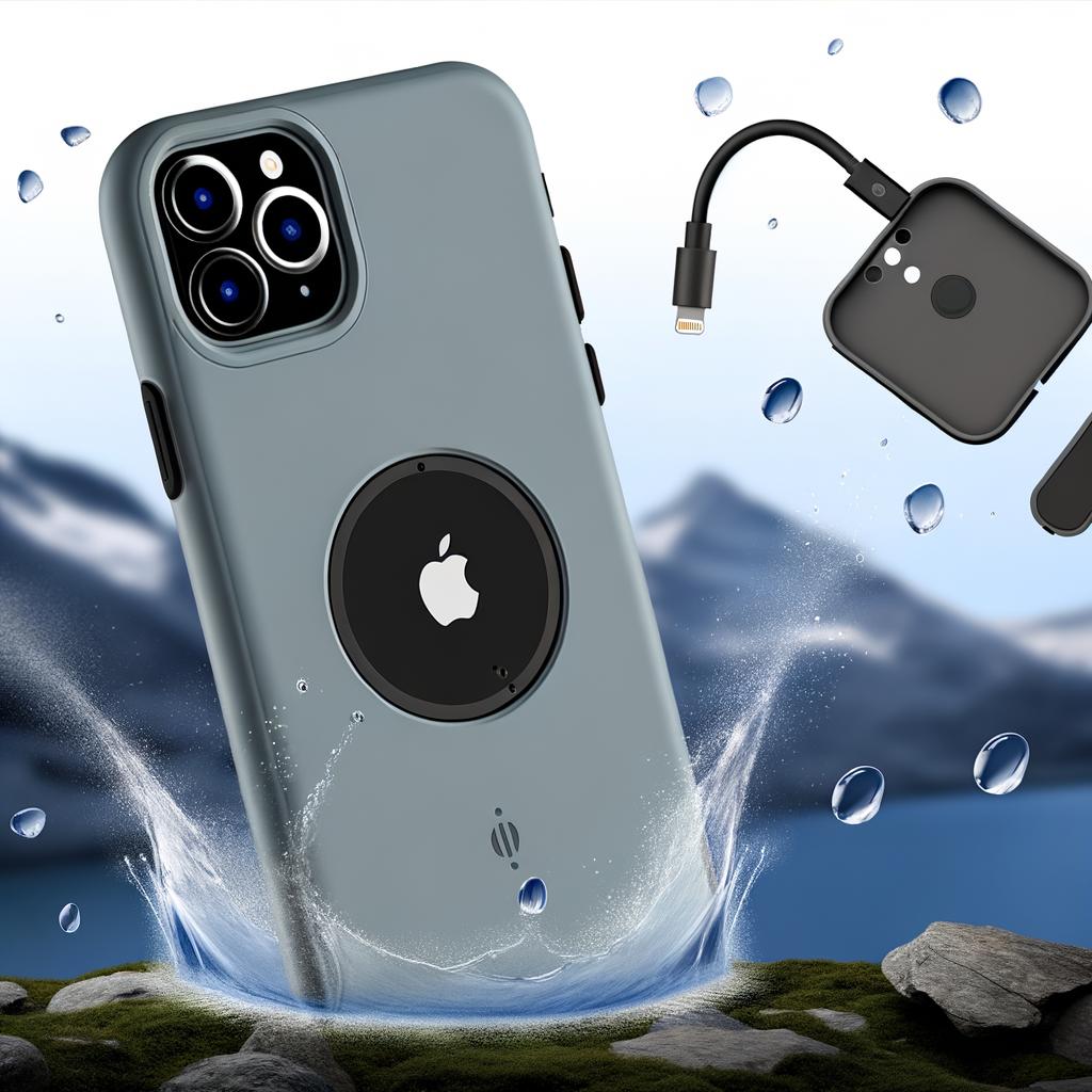 Waterproof phone case Anti-drop phone case With magnetic suction iPhone 16