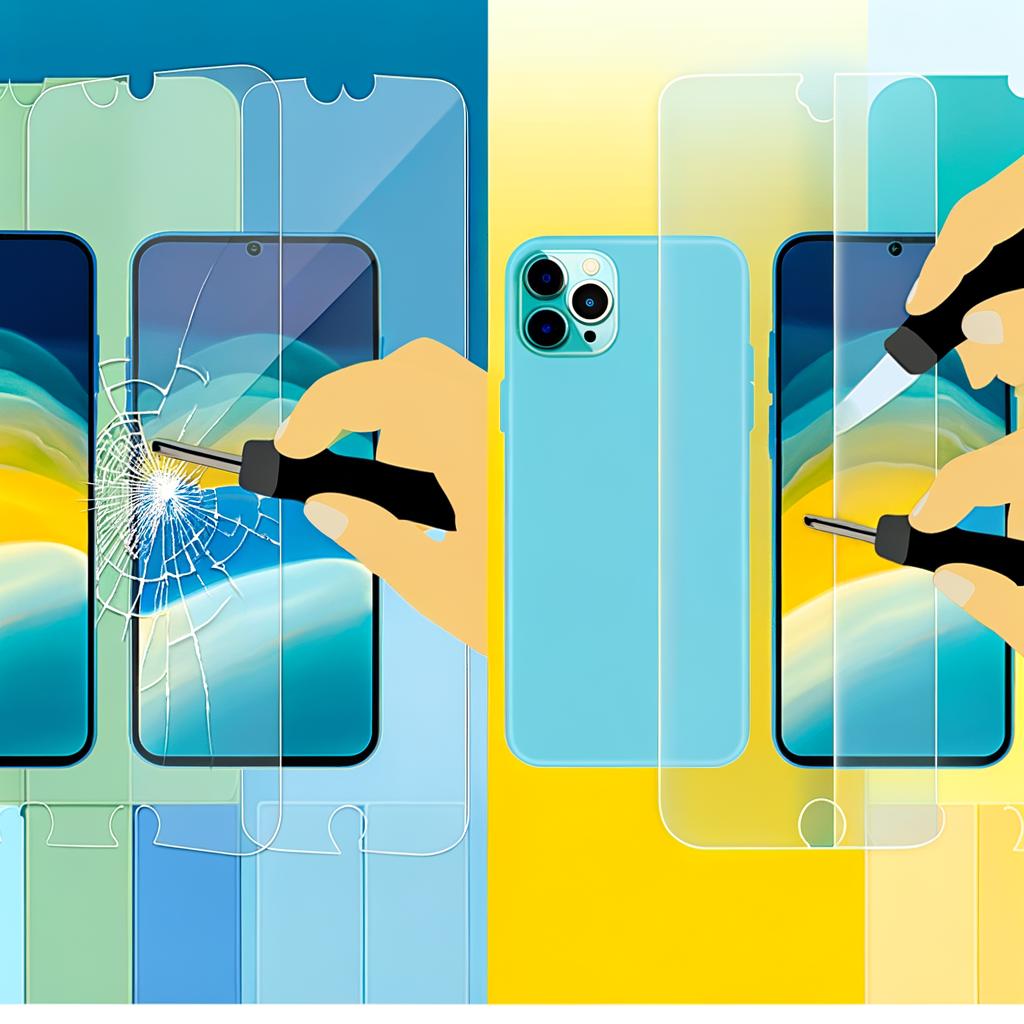 mobile phone screen protestors iphone phone cover