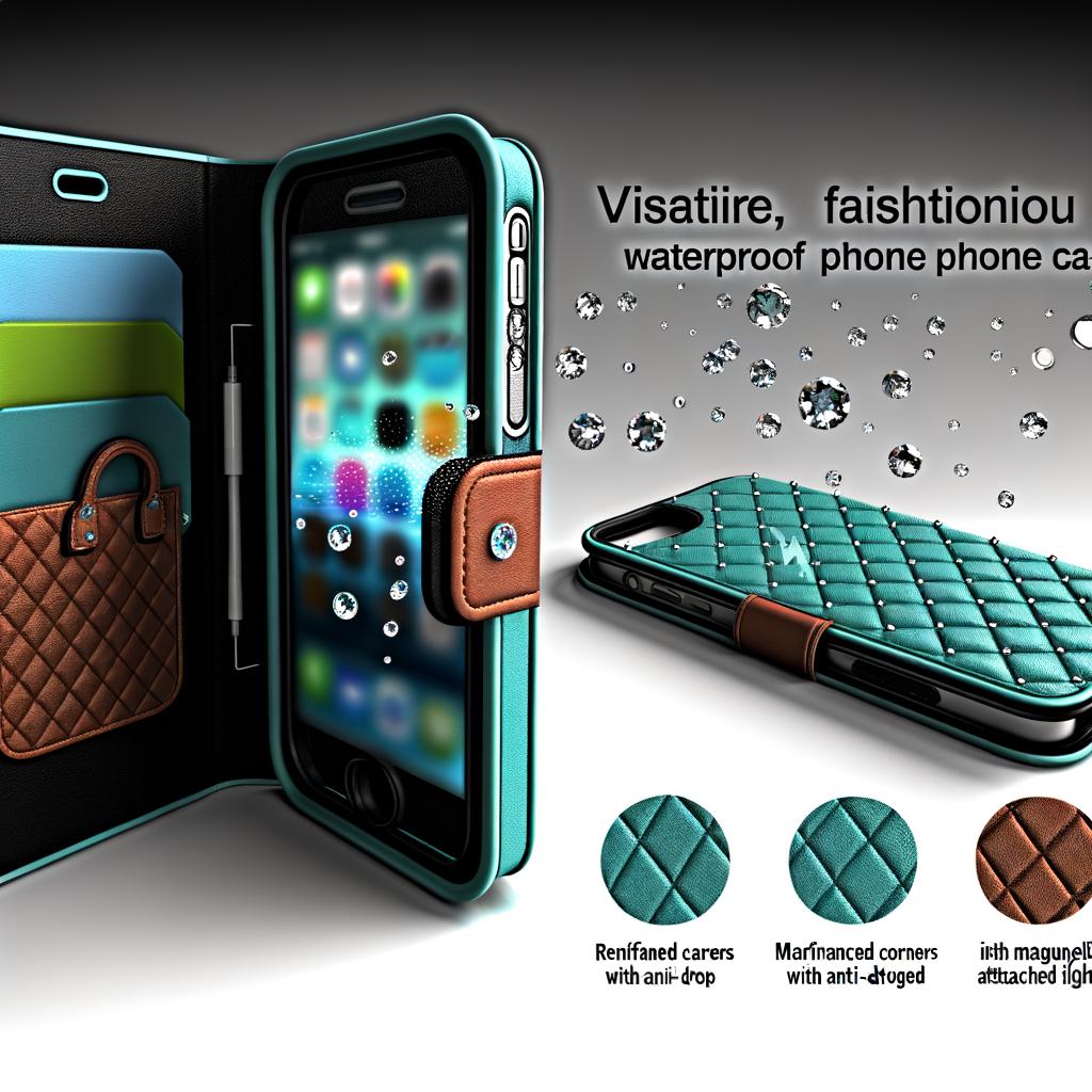 Waterproof phone case Anti-drop phone case With magnetic suction iPhone 16 