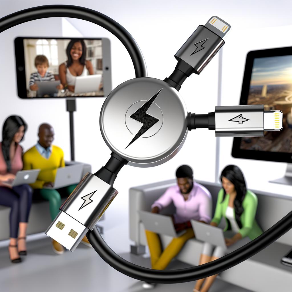 4 in 1 data cable multi charging cable data sync cable 4 in 1 charging cable