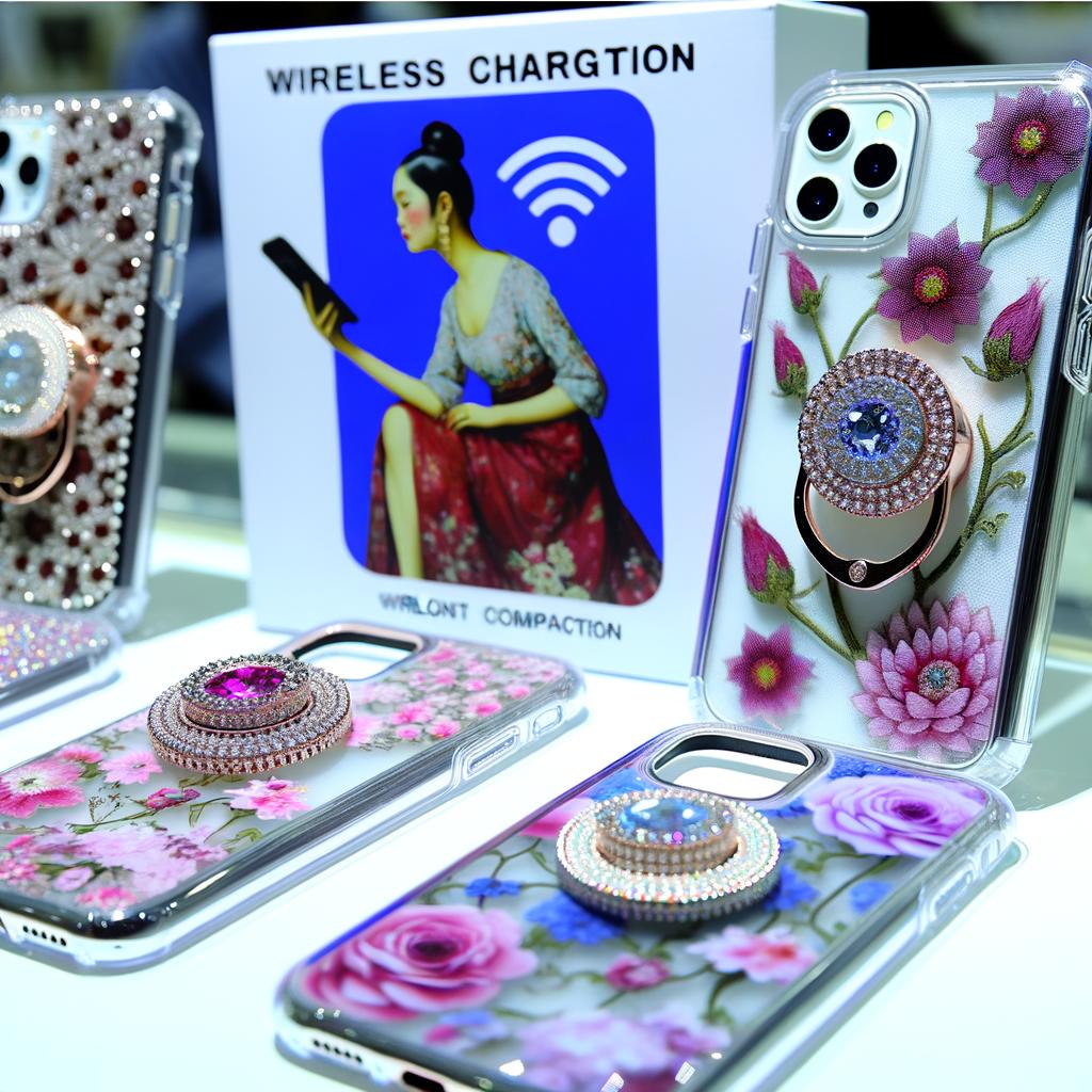 cell phone case Magnetic phone cover Glitter phone case