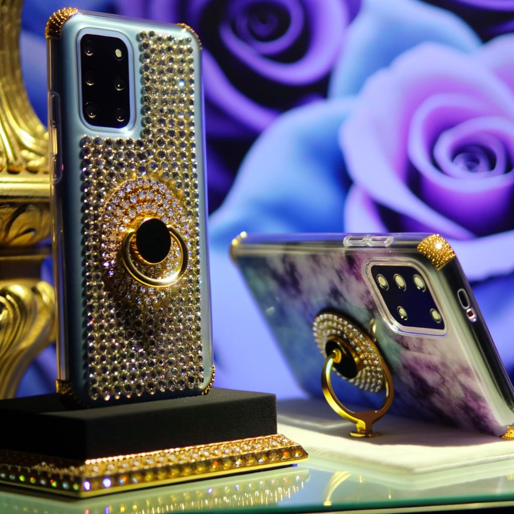 anti-fall phone cover Luxury phone case 2 in 1  diamond