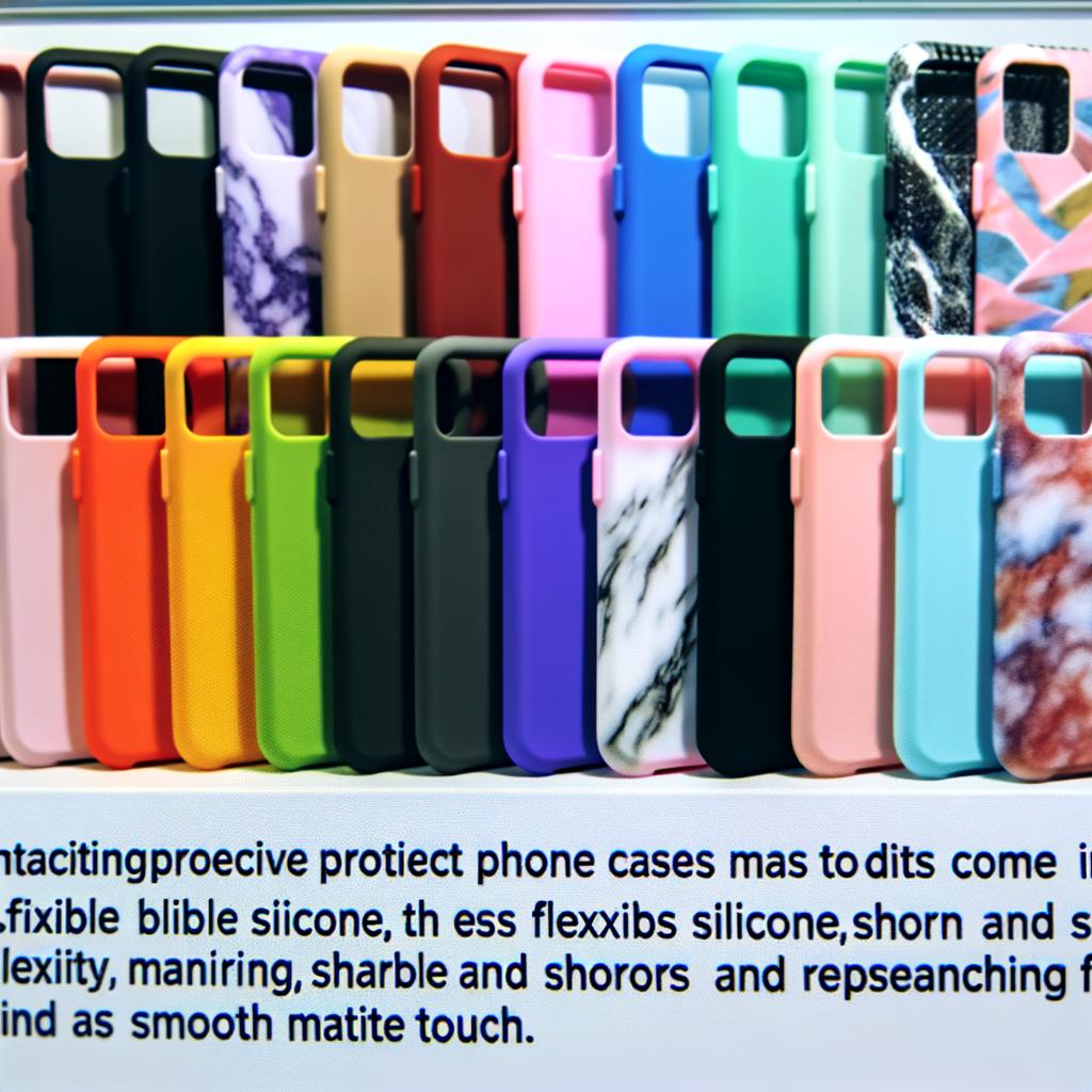phone case Silicone phone case Drop-resistant phone cover