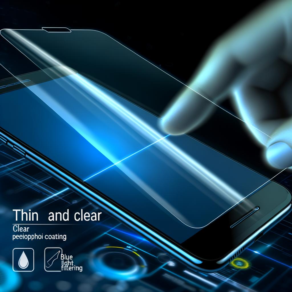 transparent screen protectors Radiation protection screen protector Anti-blue light screen protector