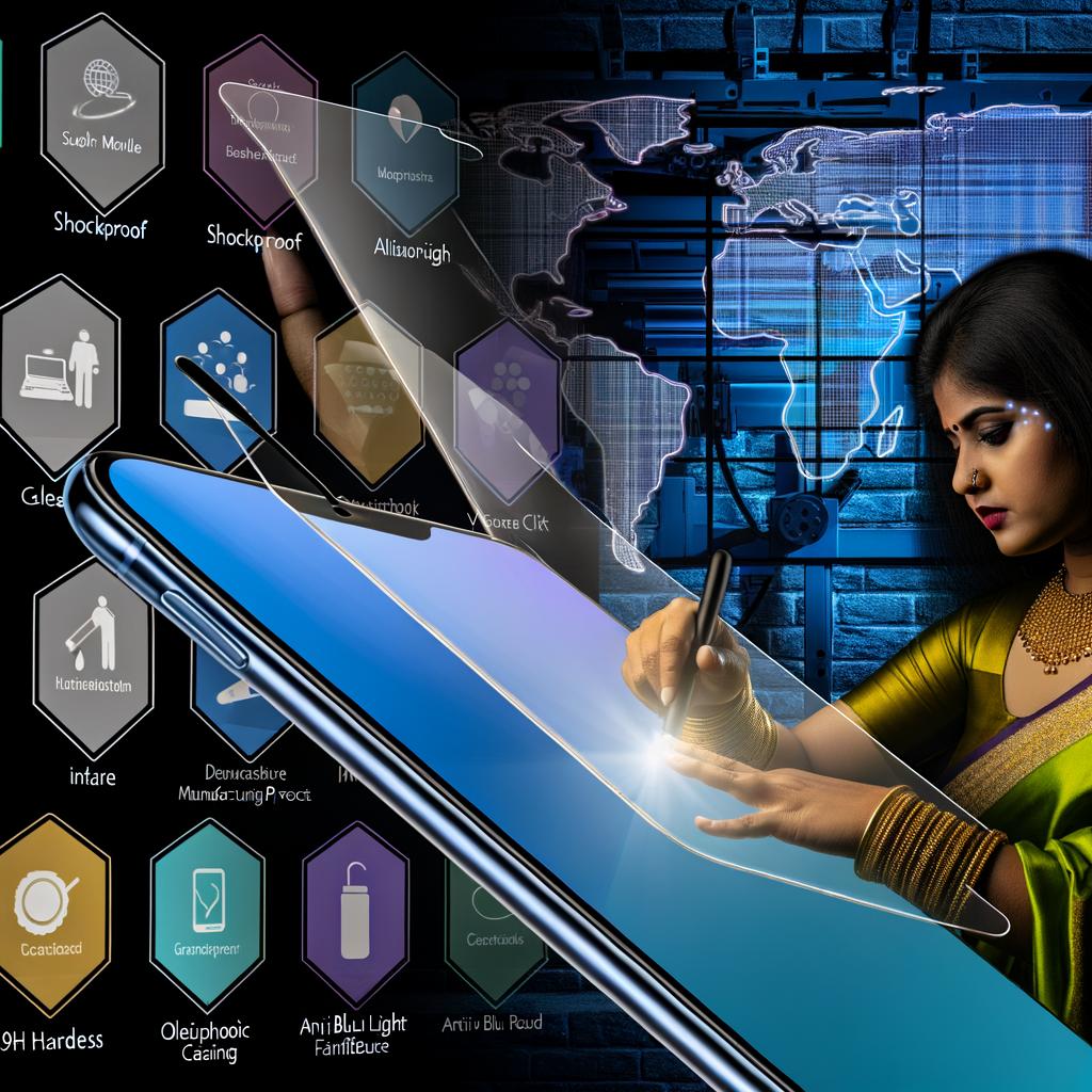 screen protector screen cover shockproof screen protector Anti-blue light screen protector