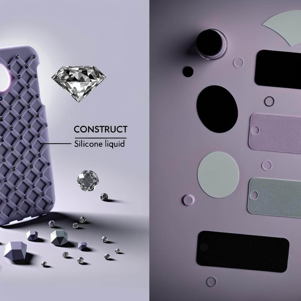 Liquid phone cover liquid inside phone case Silicone phone case