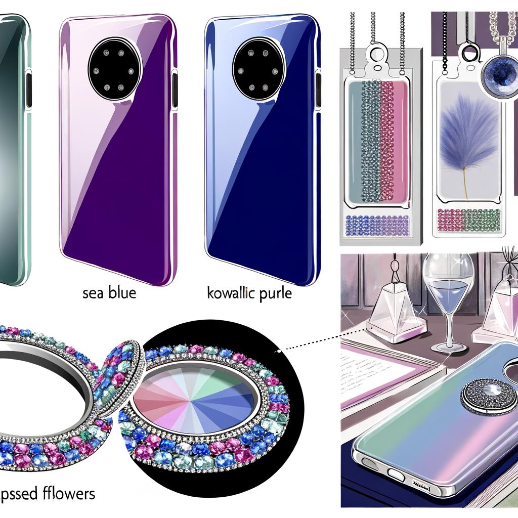 anti-fall phone cover Luxury phone case 2 in 1  diamond