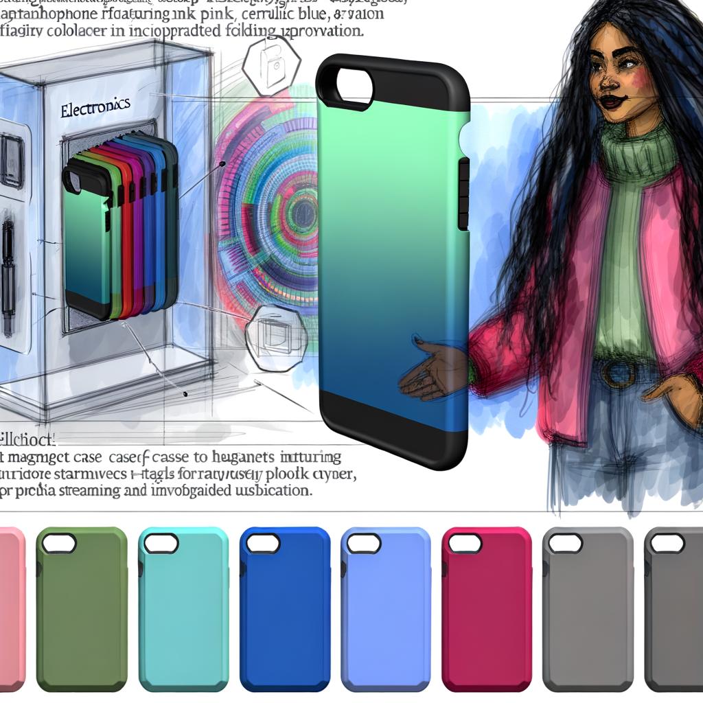 cell phone cover magnetic phone case colorful  phone case