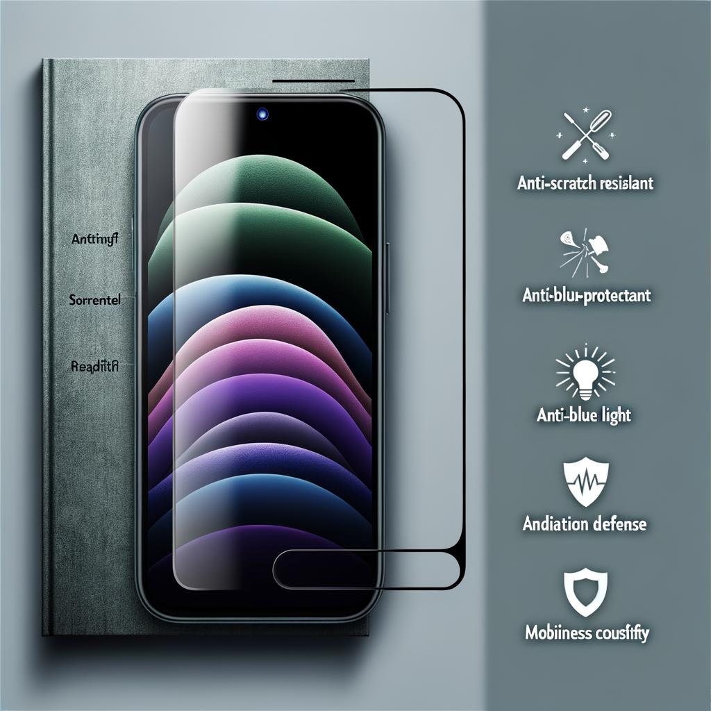 transparent screen protectors Radiation protection screen protector Anti-blue light screen protector