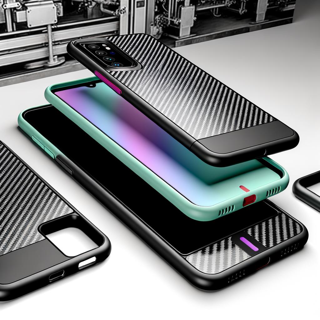 phone cover fiber pattern phone case anti drop phone case fashion phone cover