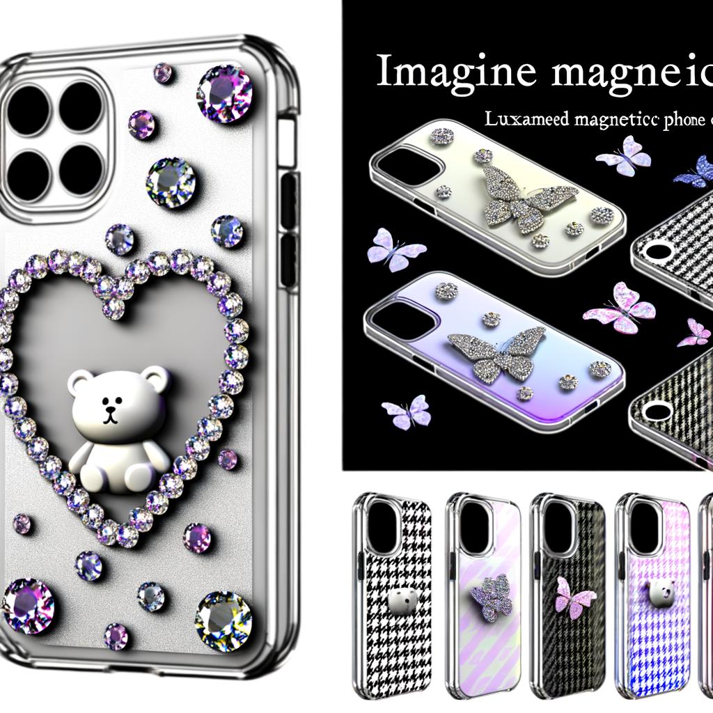 Magnetic phone cover magnetic phone cover samsung oppo phone case iphone 16