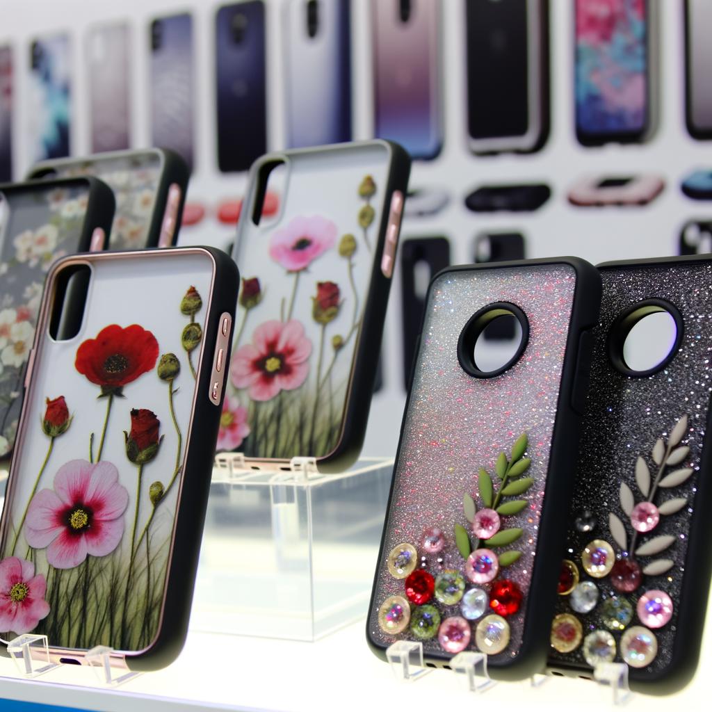 cell phone case Magnetic phone cover Glitter phone case