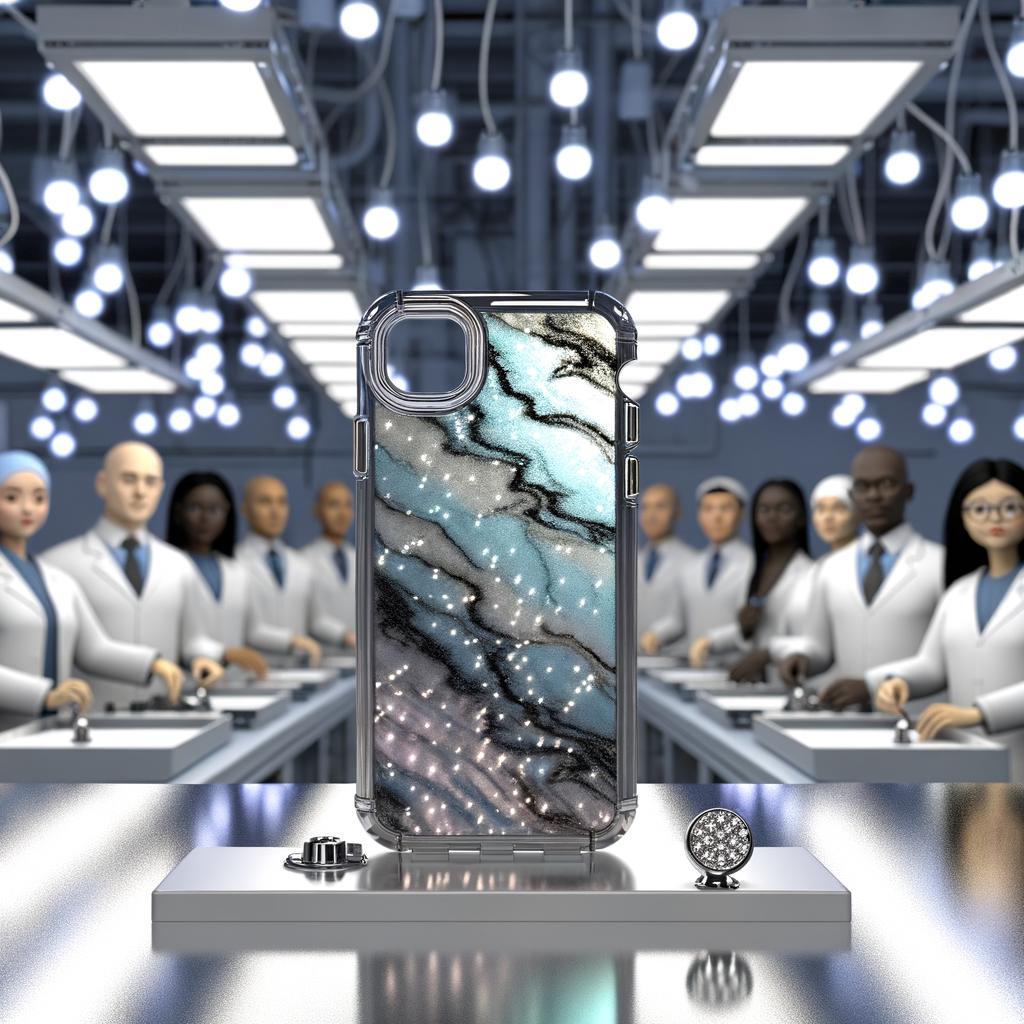 anti-fall phone cover Luxury phone case 2 in 1  diamond