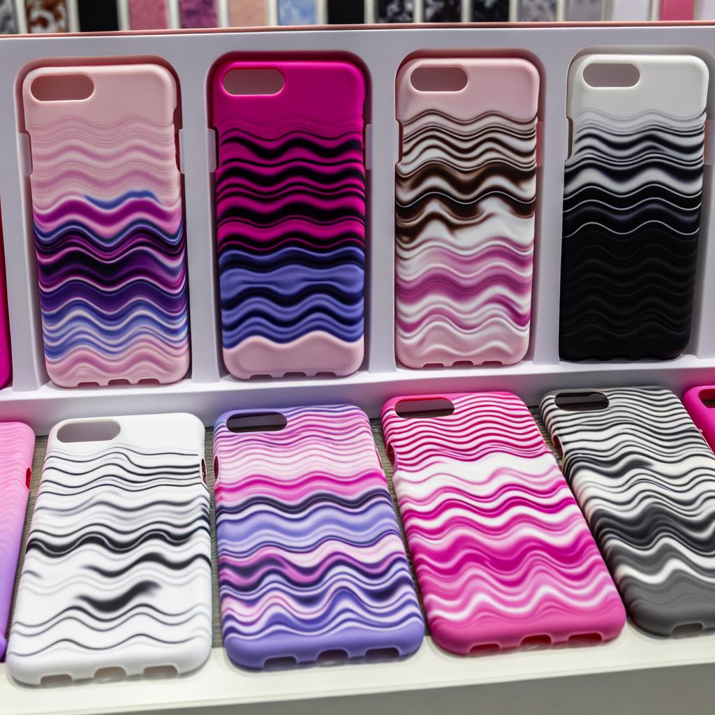 phone case Wave Liquid  Silicone phone cover