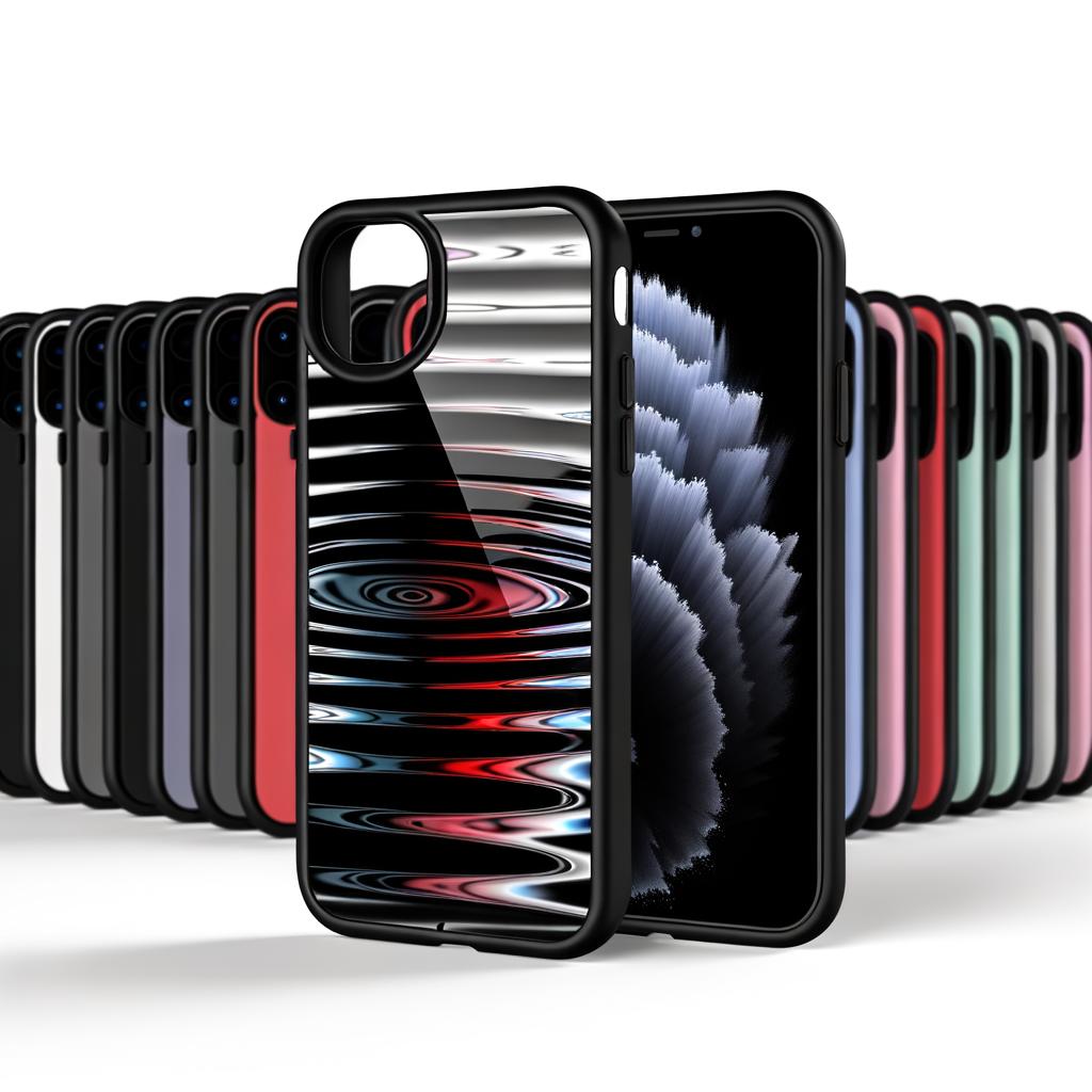 phone case Wave Liquid  Silicone phone cover