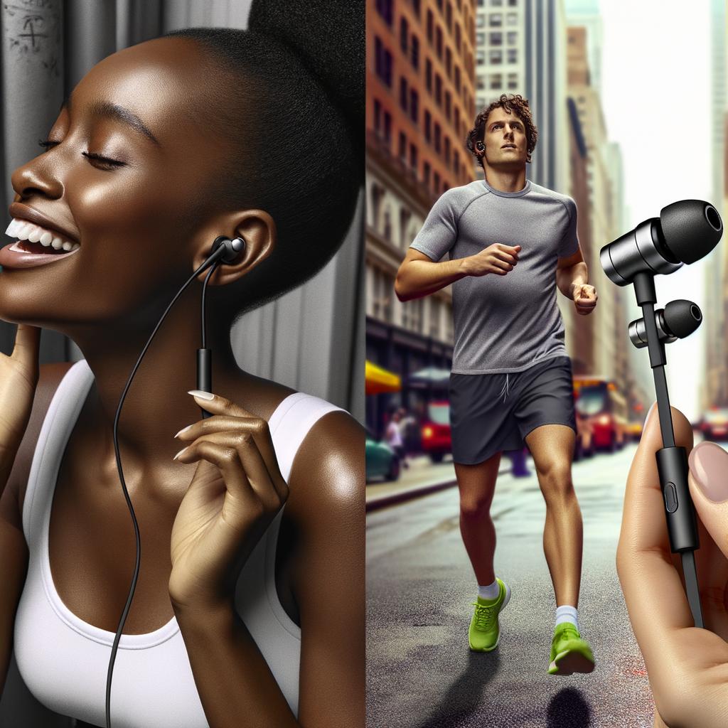 earphone in-ear earphones sports earphones