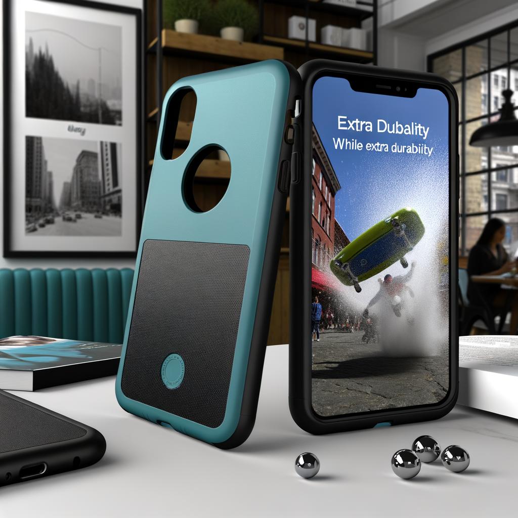 shockproof phone case protective phone case rugged phone case drop-resistant phone case heavy-duty phone cover