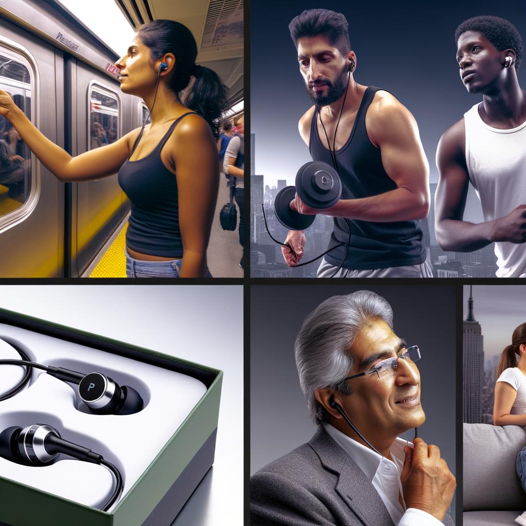 earphone in-ear earphones sports earphones