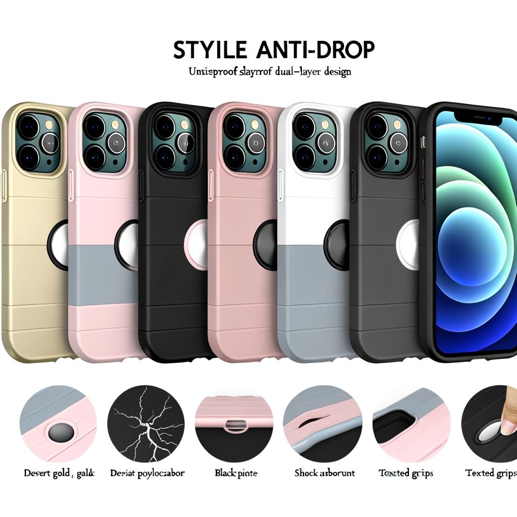 Anti-drop phone case shockproof phone case protective phone case