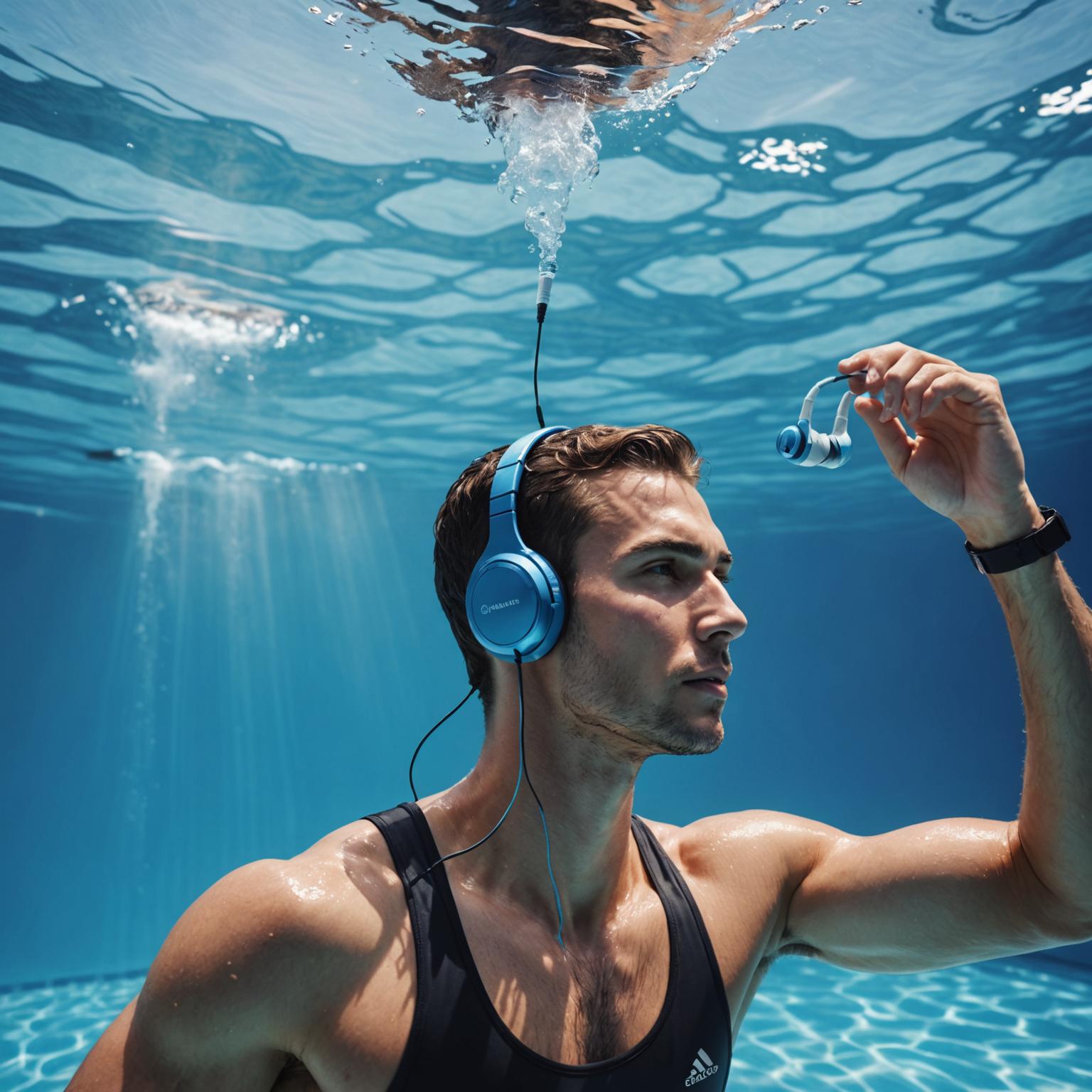 waterproof earphone waterproof earphone sweatproof earbuds underwater headphones