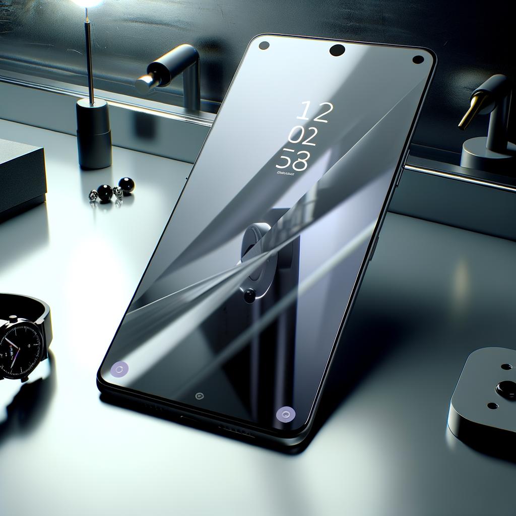 luxury screen protector fashionable phone protection mirror finish screen protector