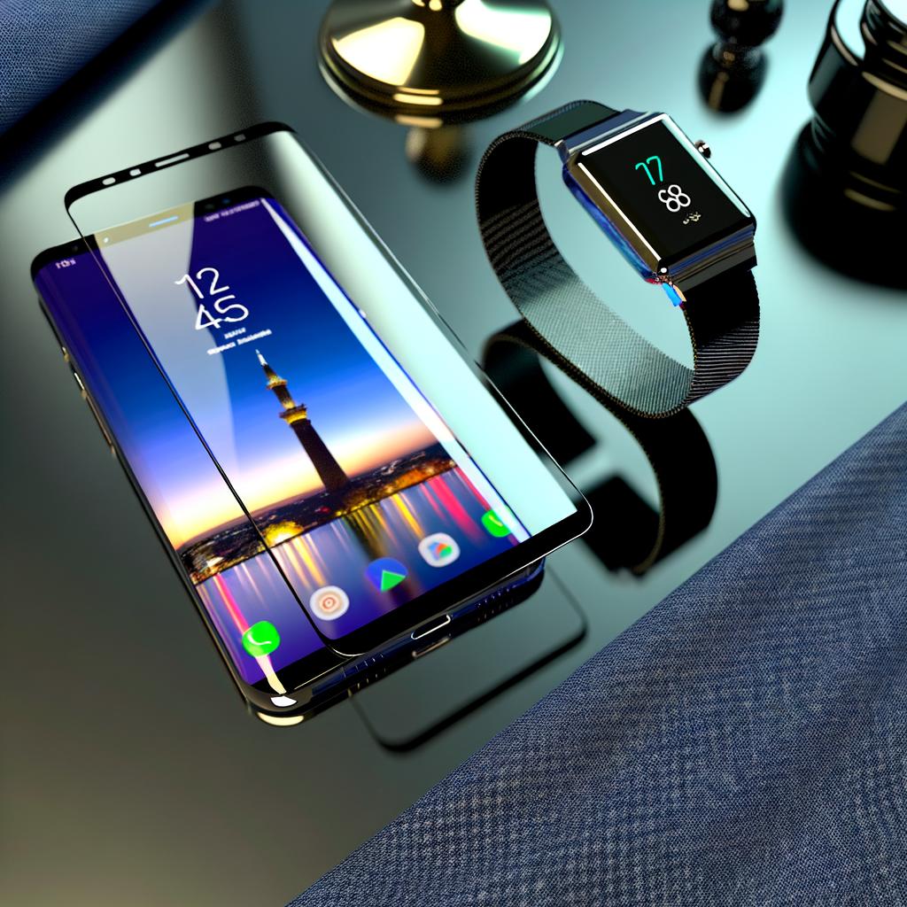 luxury screen protector fashionable phone protection mirror finish screen protector