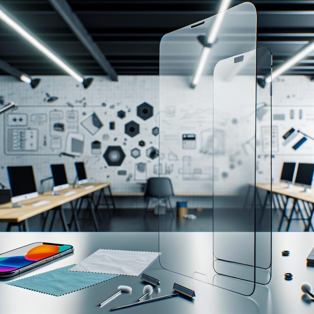 screen protectors screen protector for iPhone screen protector for Samsung screen protector installation