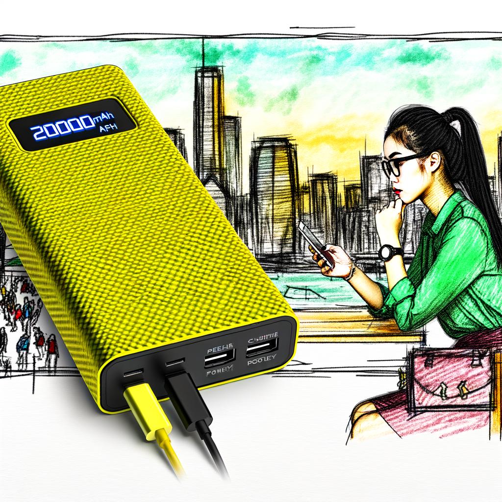 power bank  fast charging power bank USB C power bank