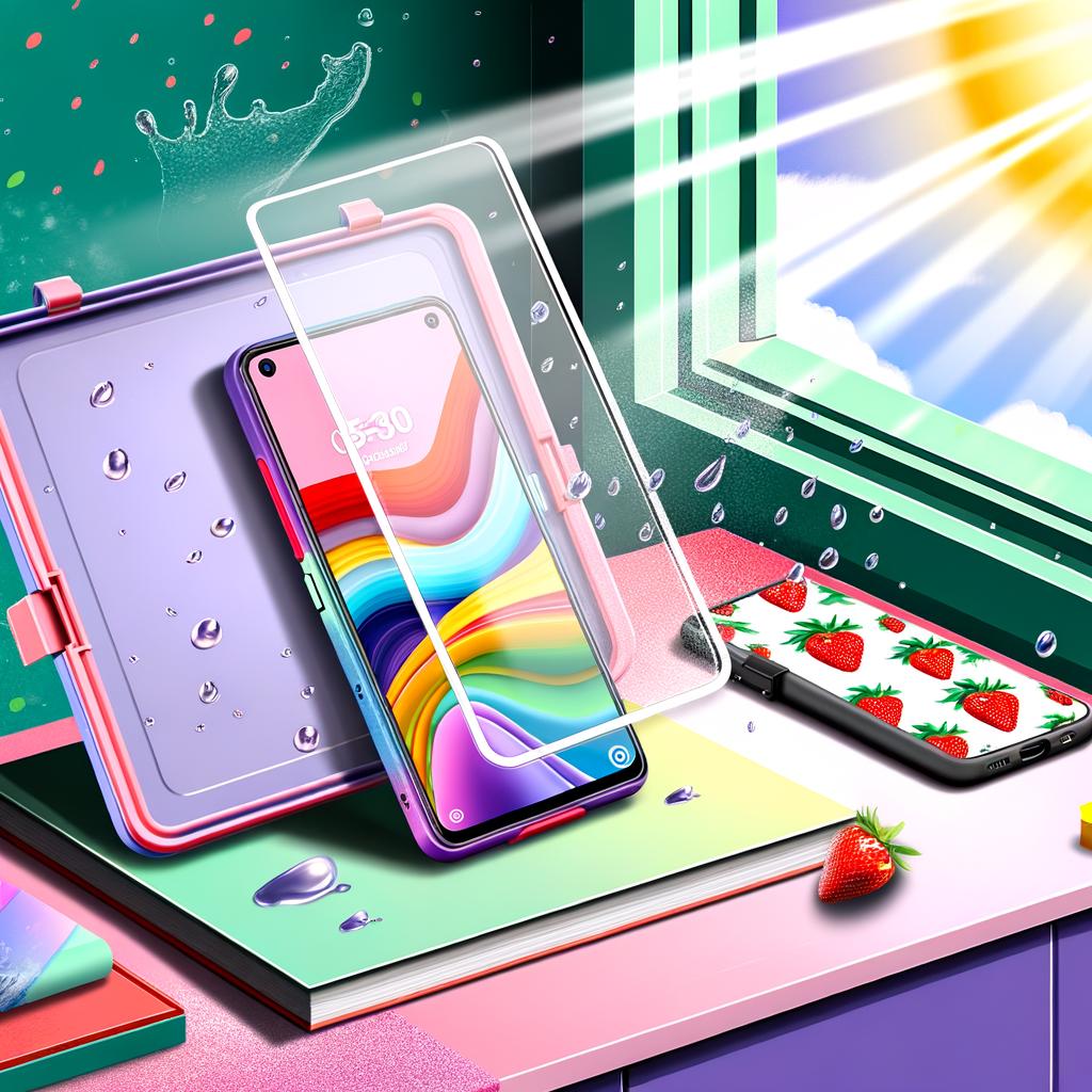 waterproof screen protector phone screen protector anti-glare screen protector