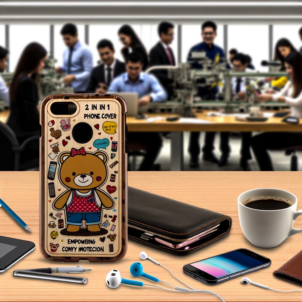 2 in 1 phone cover phone case with card holder 2 in 1 protective case