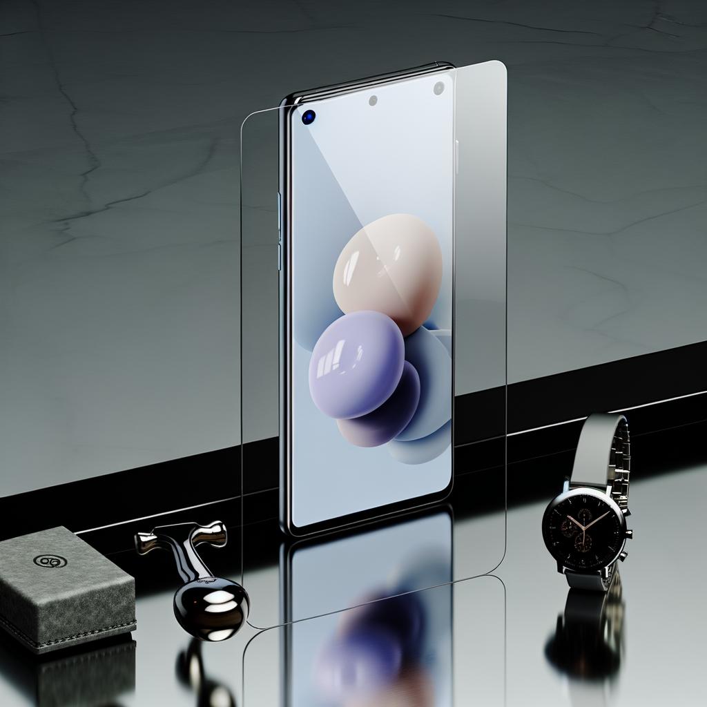 luxury screen protector fashionable phone protection mirror finish screen protector