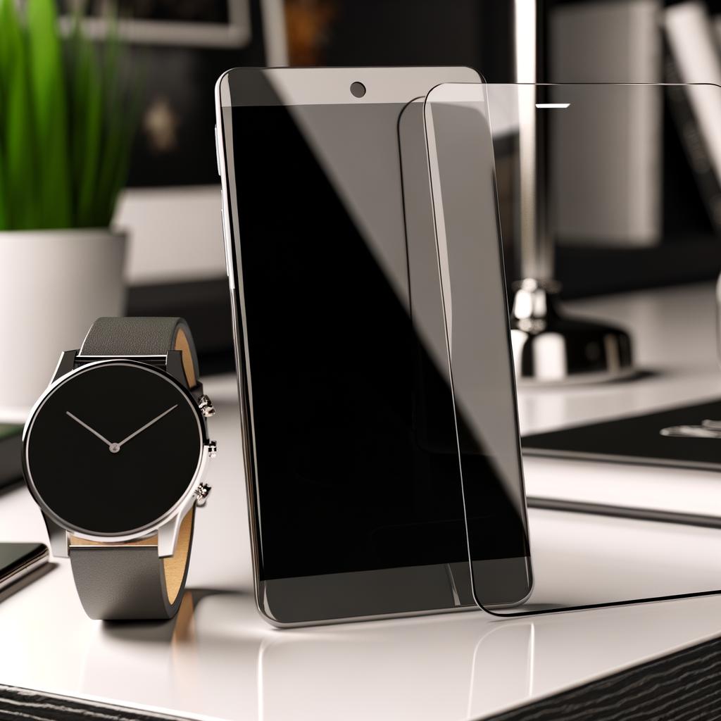 luxury screen protector fashionable phone protection mirror finish screen protector