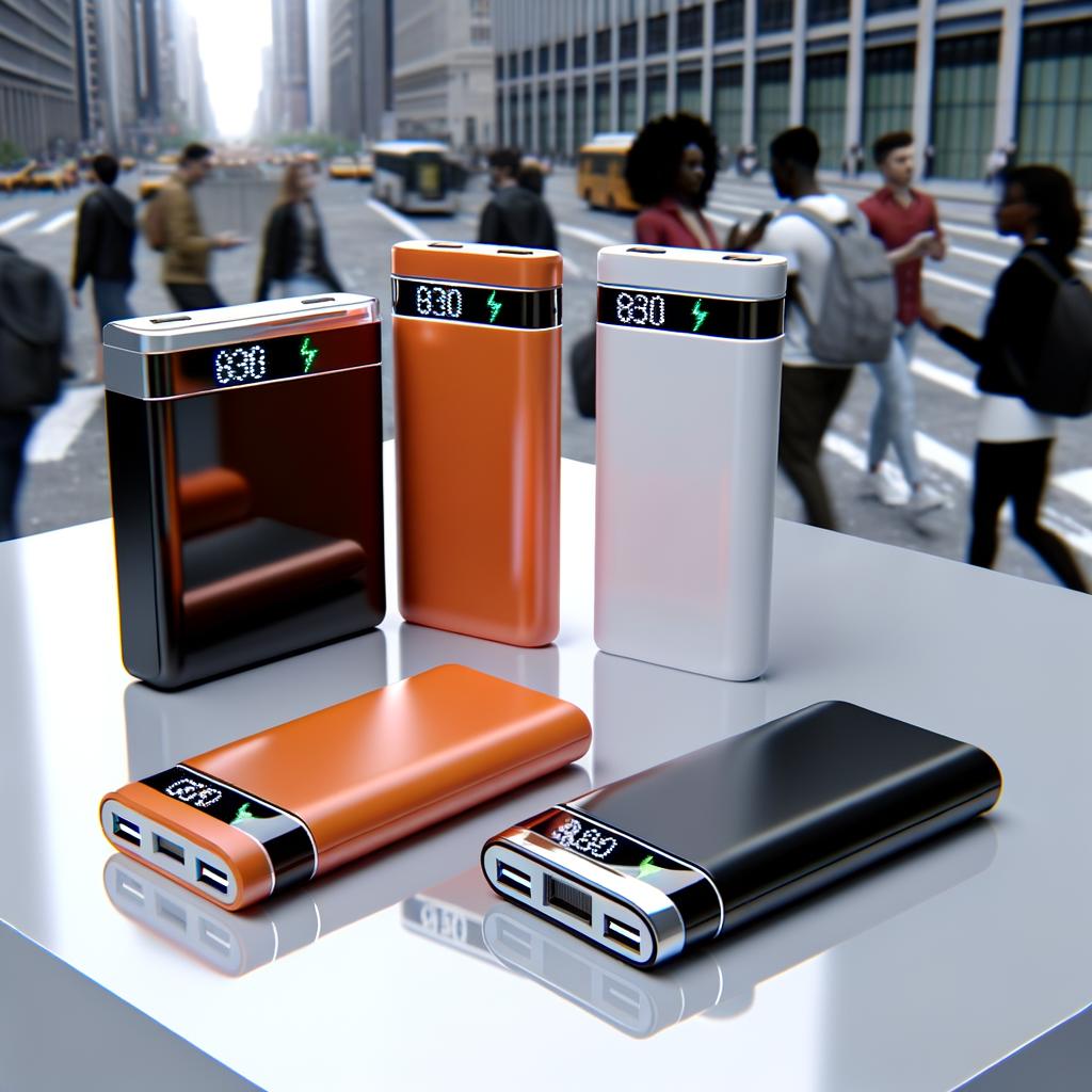 power bank  fast charging power bank USB C power bank