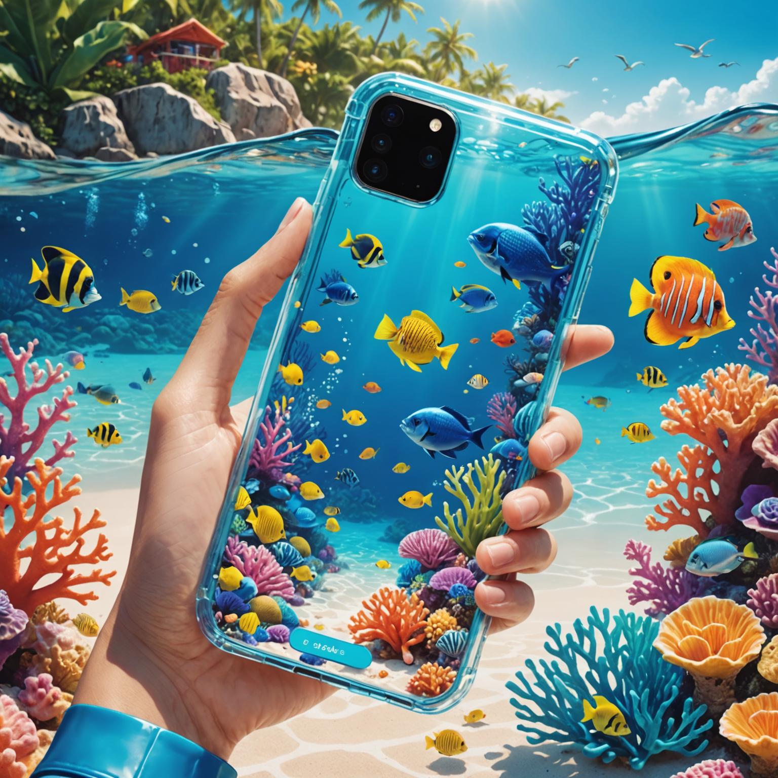 waterproof phone cover underwater phone case heavy-duty waterproof phone cover