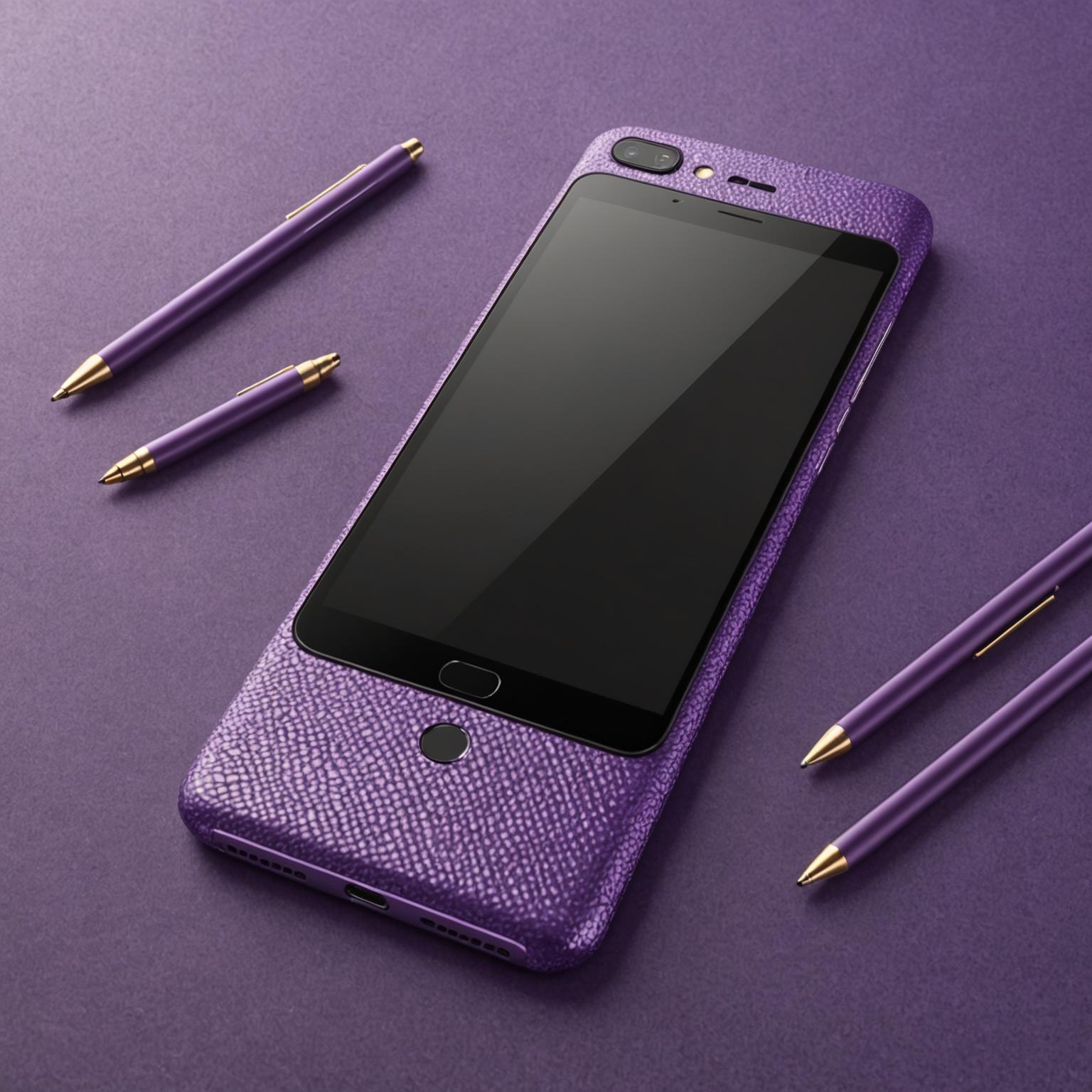 purple phone cover