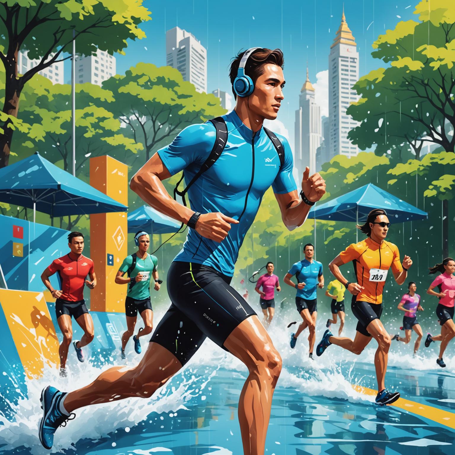 waterproof earphone  swimming earphones sports earphones waterproof