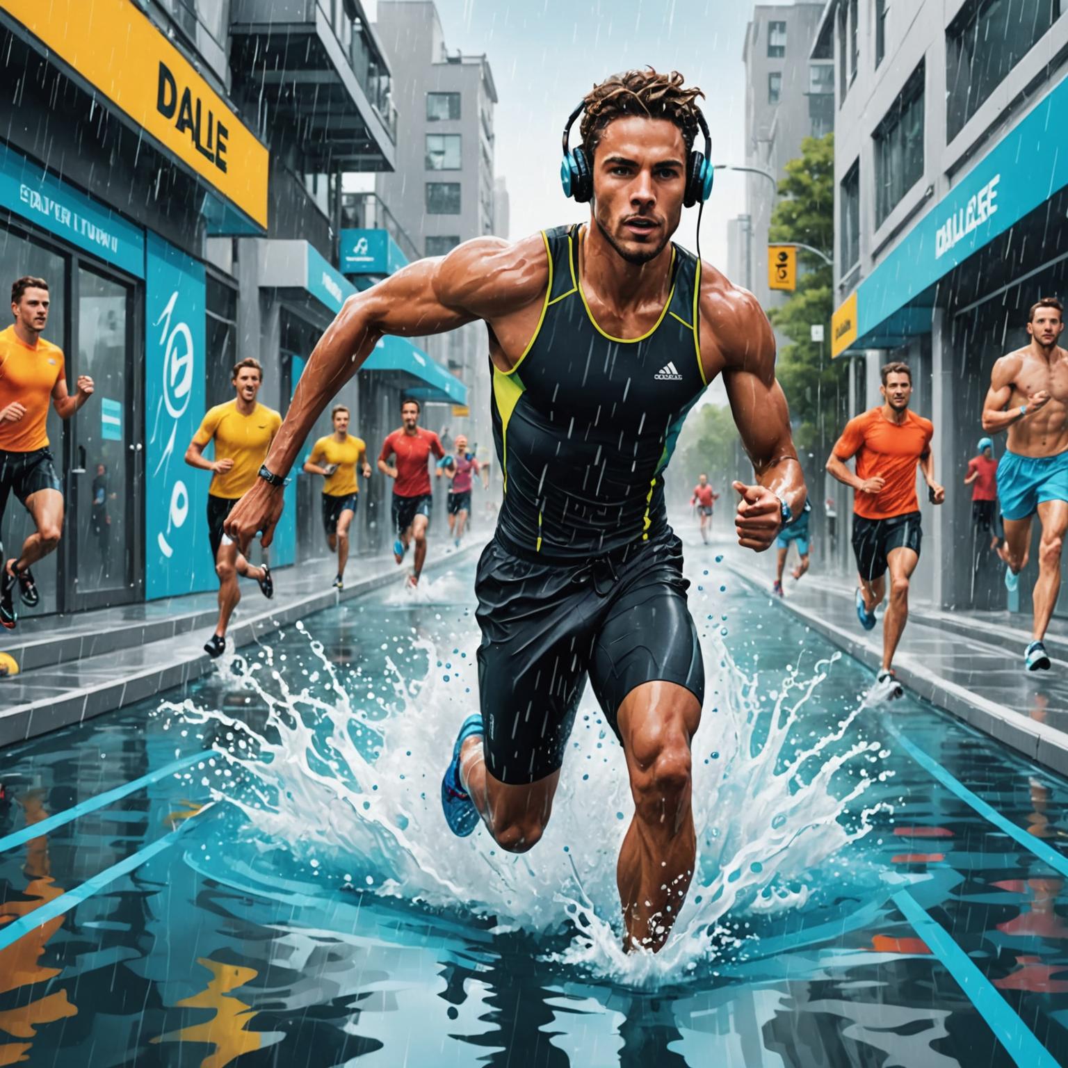 waterproof earphone  swimming earphones sports earphones waterproof