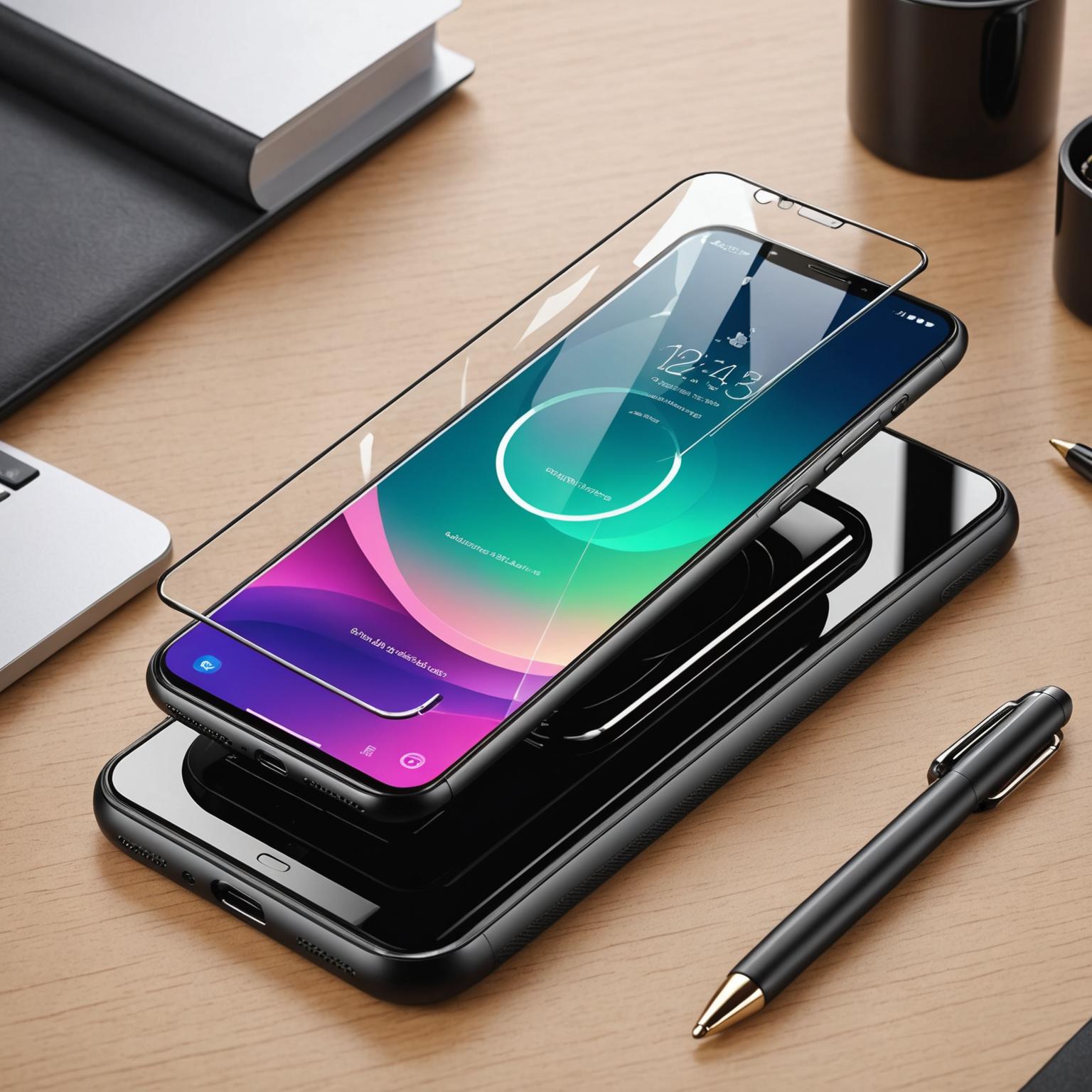 glass screen protectors scratch-resistant screen protector mobile glass protector clear glass screen protector