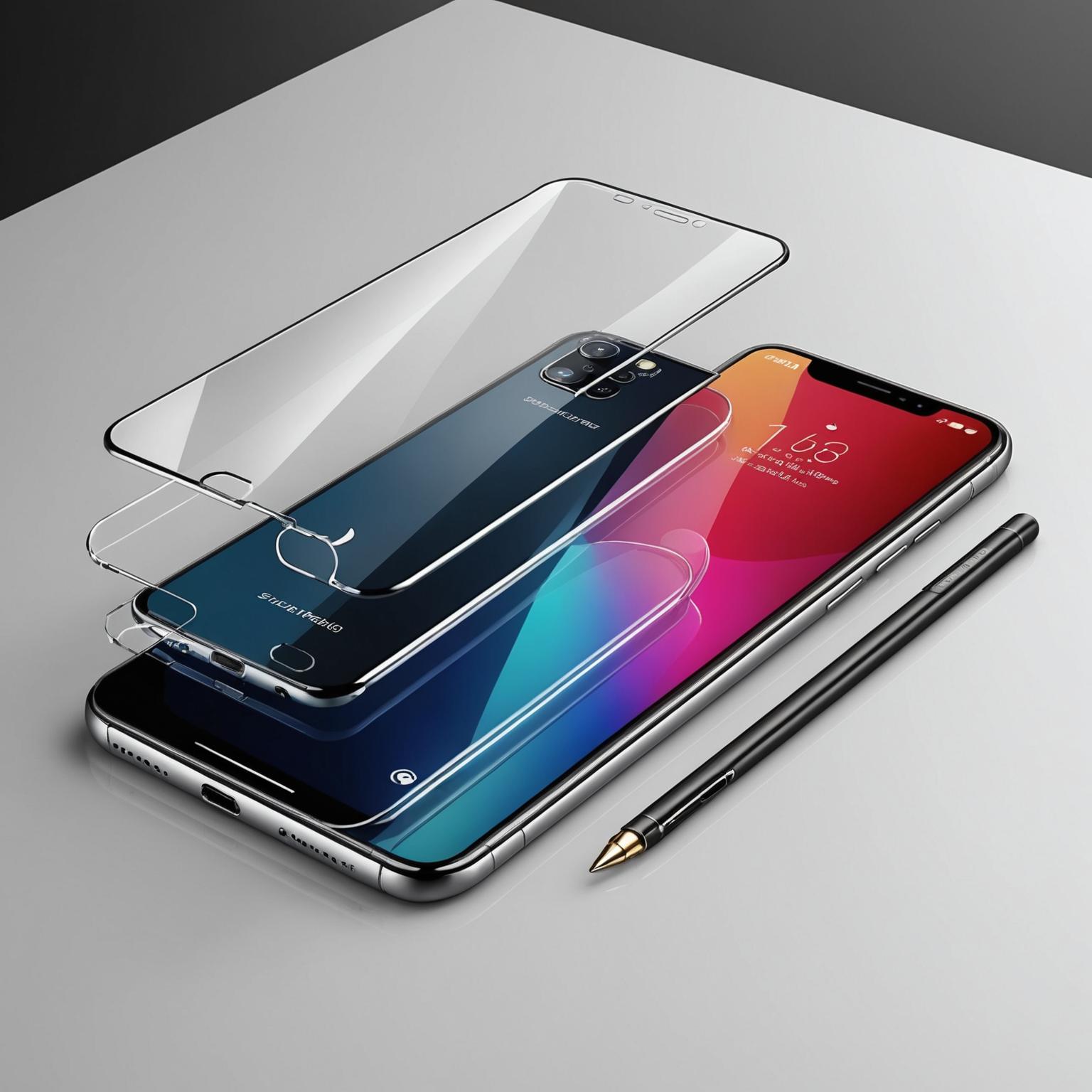 glass screen protectors scratch-resistant screen protector mobile glass protector clear glass screen protector