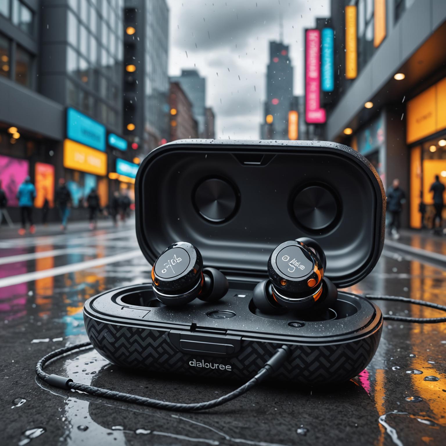 shockproof earphone waterproof earbuds noise-canceling earphones sports earphones