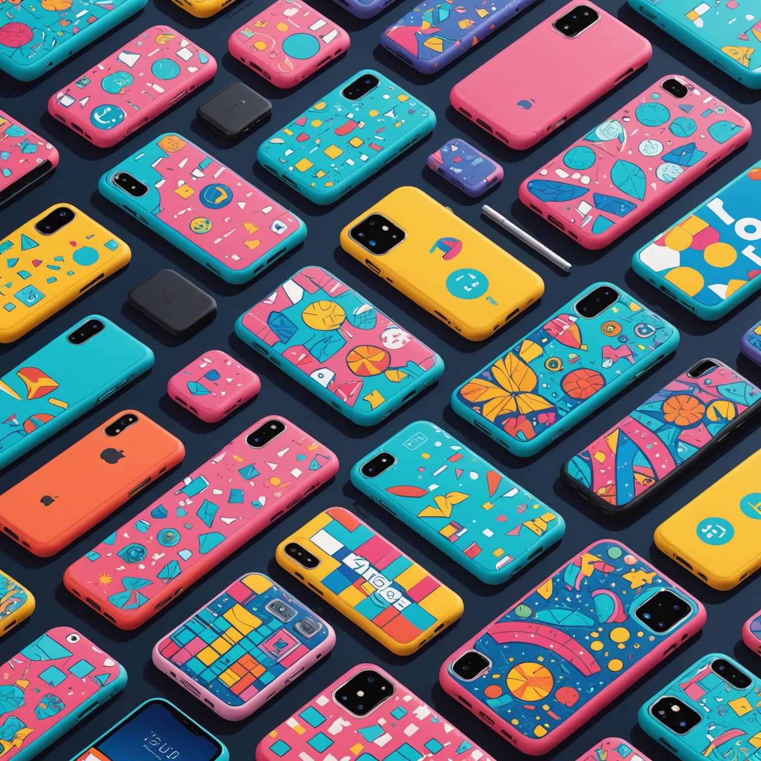 colorful phone case