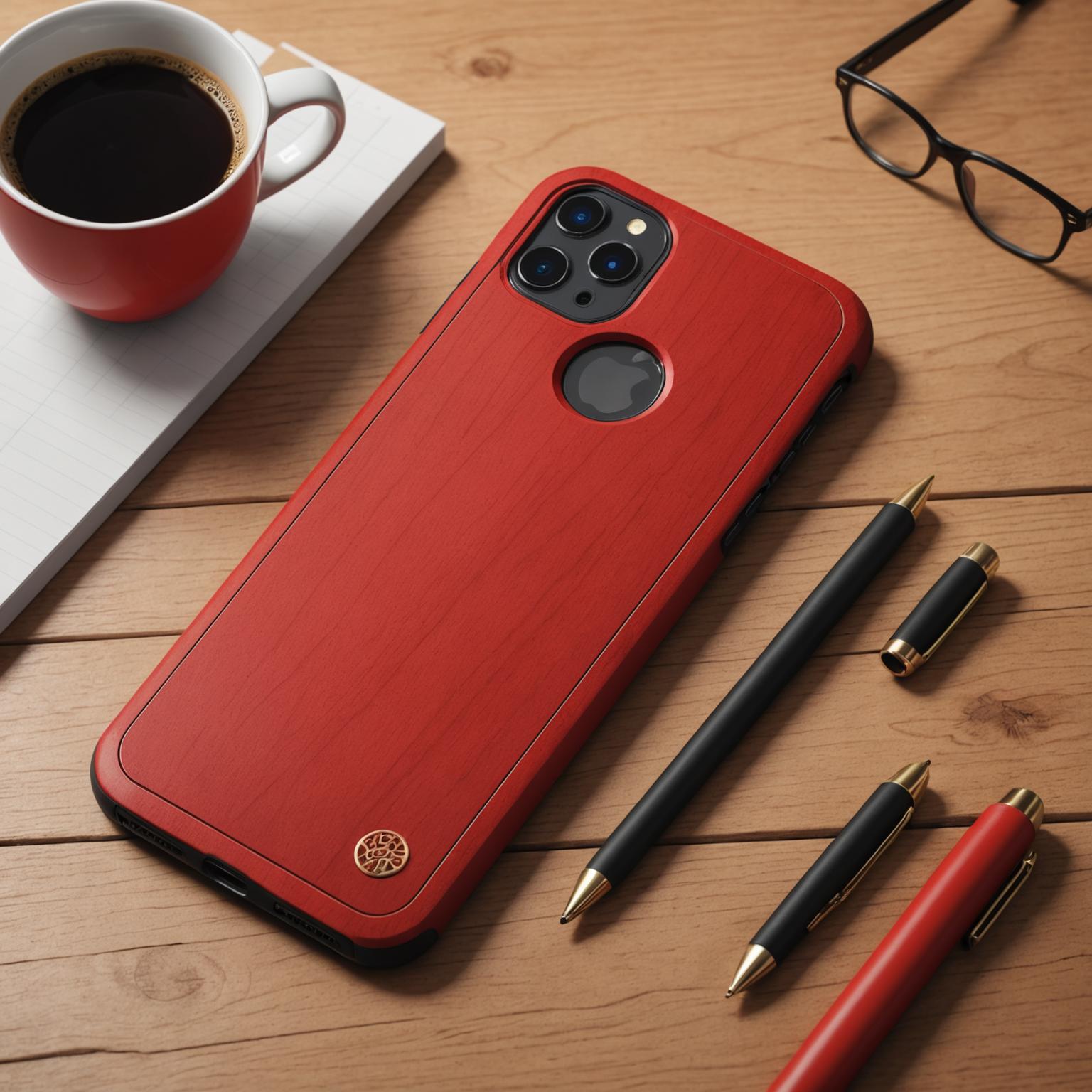 red phone case