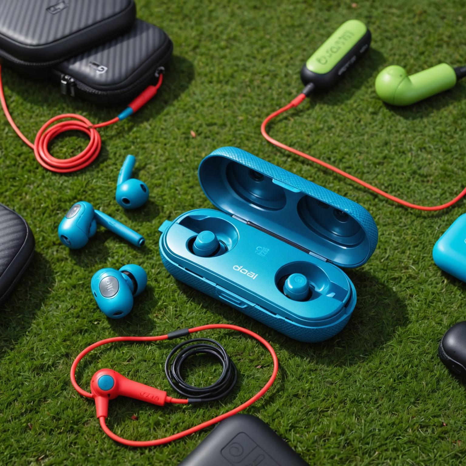 shockproof earphone waterproof earbuds noise-canceling earphones sports earphones