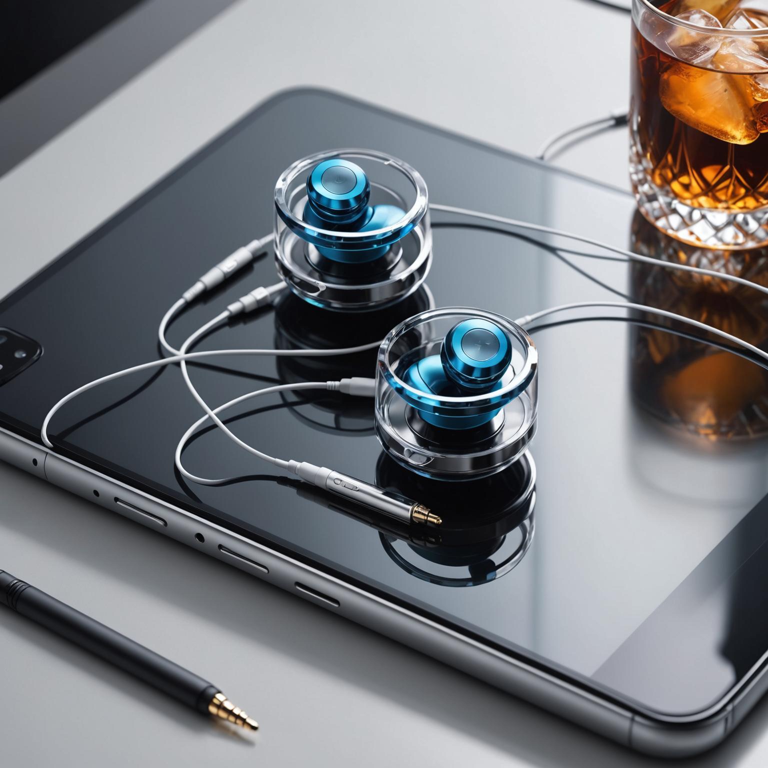 glass earphone transparent earphones colorful earphone options luxury earphone brands