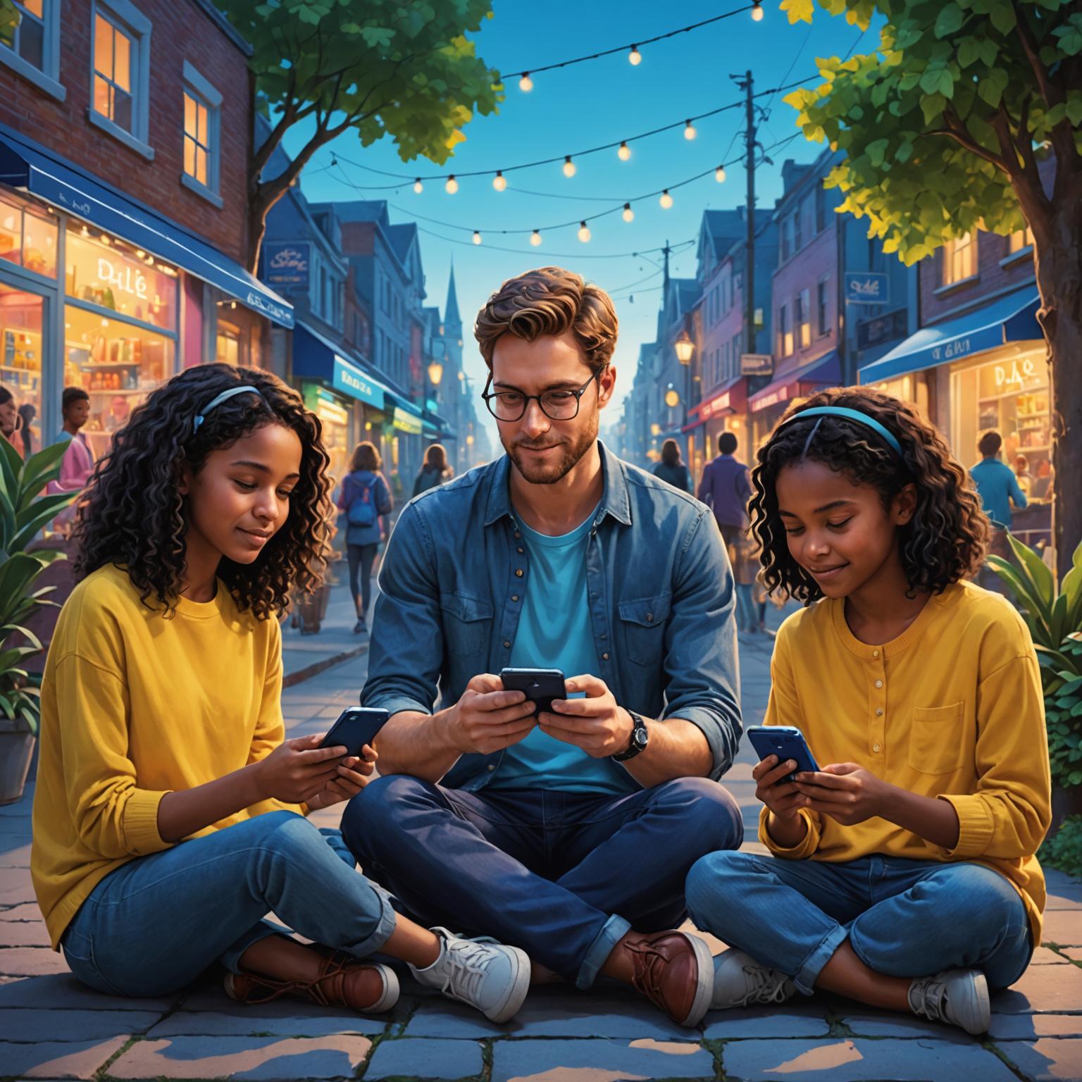 Anti-blue light mobile phone film