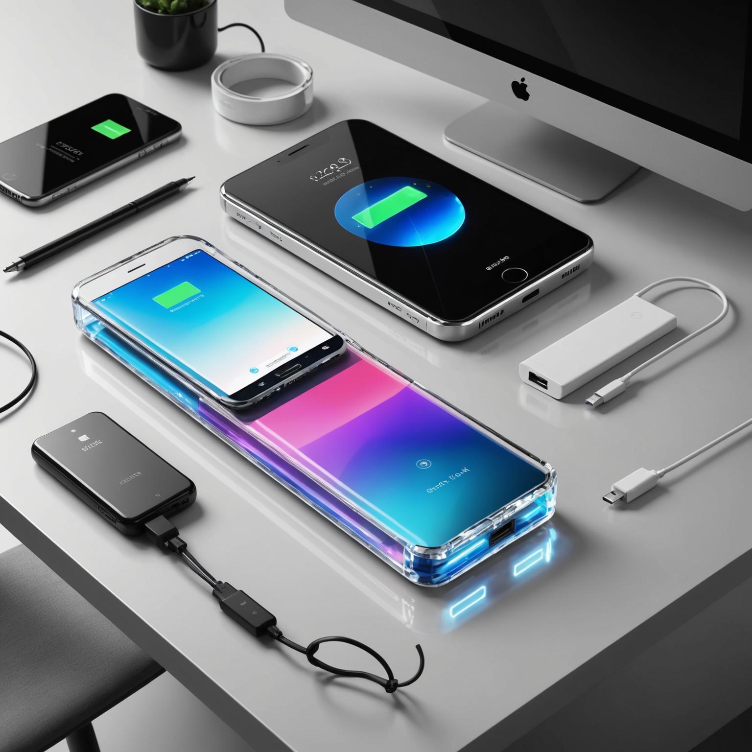 glass power bank transparent power bank stylish power bank eco-friendly power bank