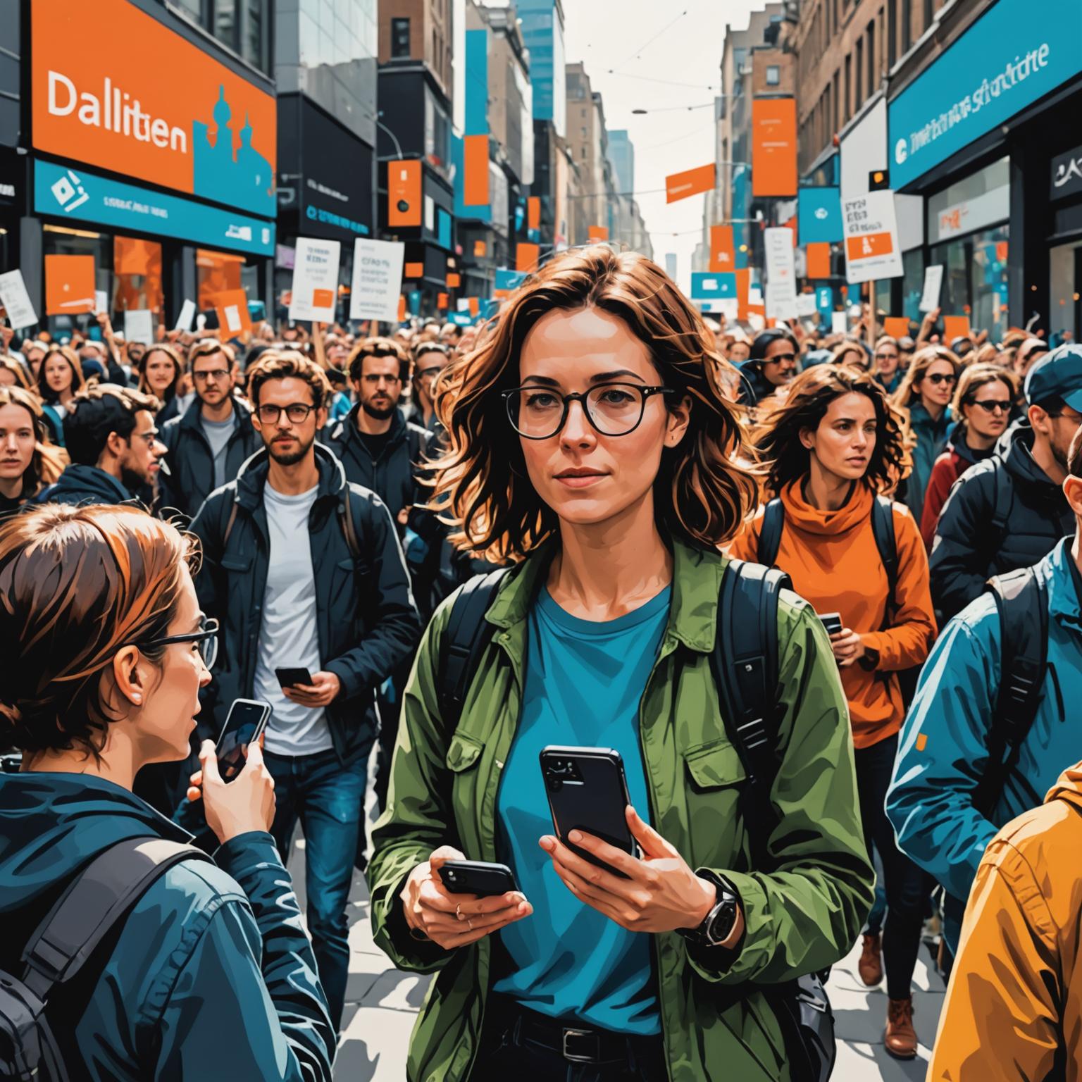 screen protestor digital activism online protest