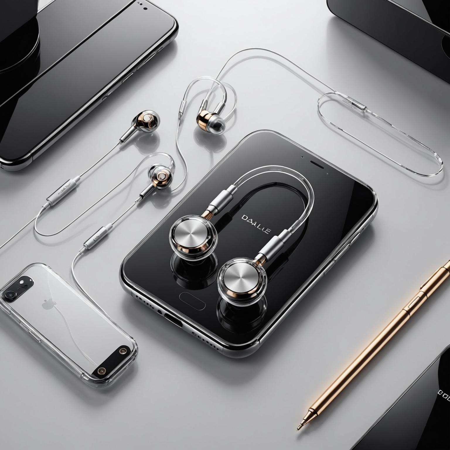 glass earphone transparent earphones colorful earphone options luxury earphone brands