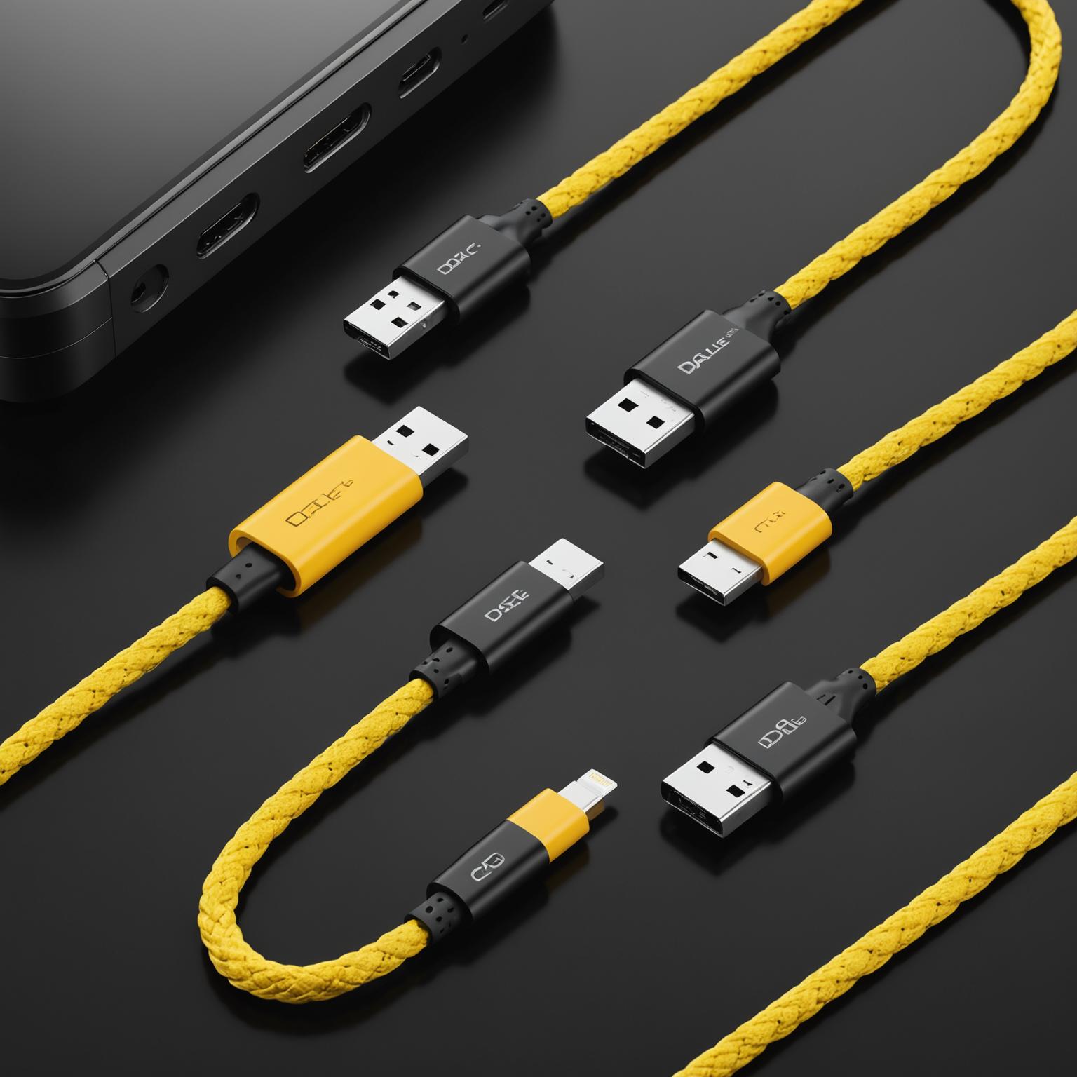 four in one data cable 4 in 1 charging cable data transfer cable fast charging data cable 4 in 1 Type C cable