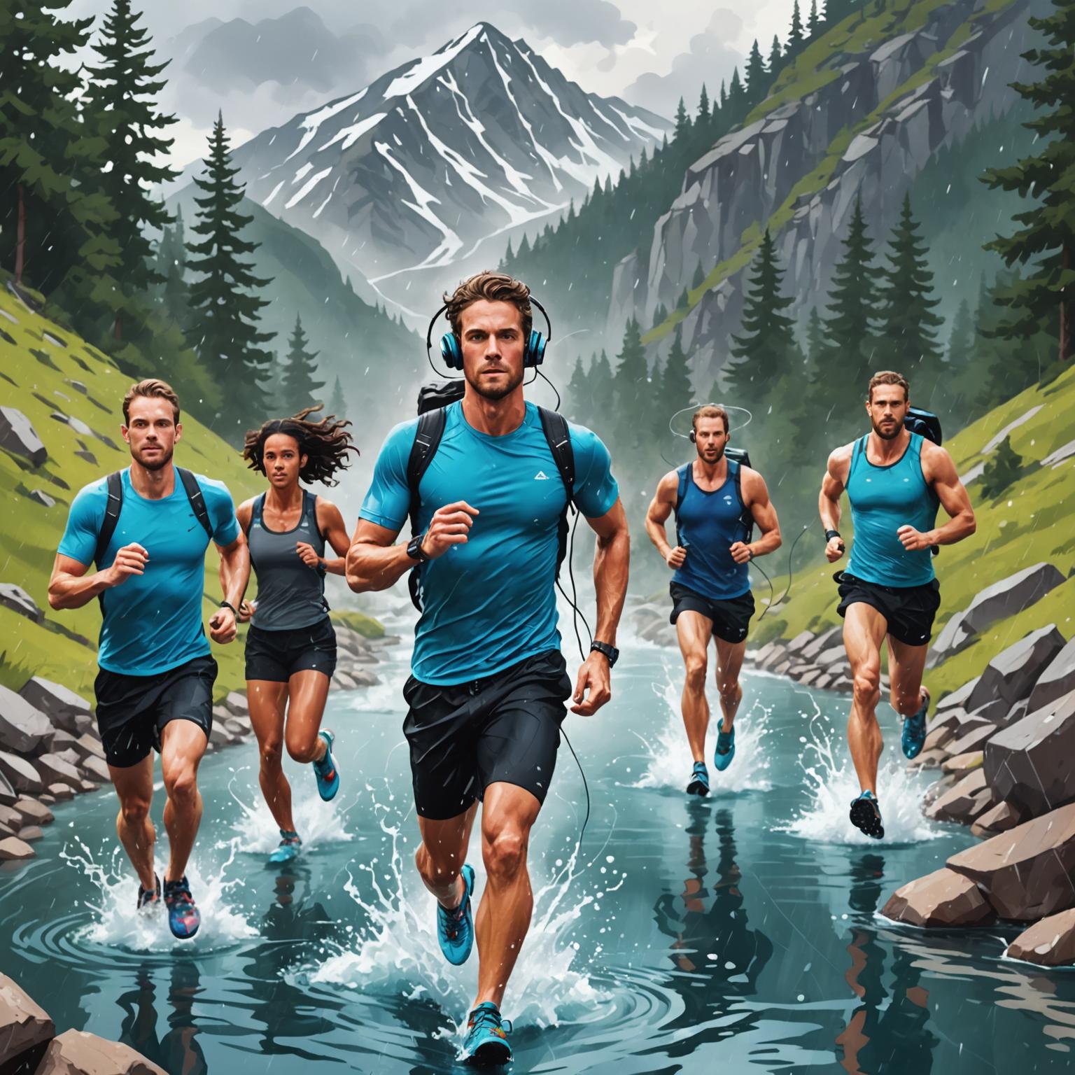 waterproof earphone swim earphones all-weather earphones activity-specific waterproof earphones